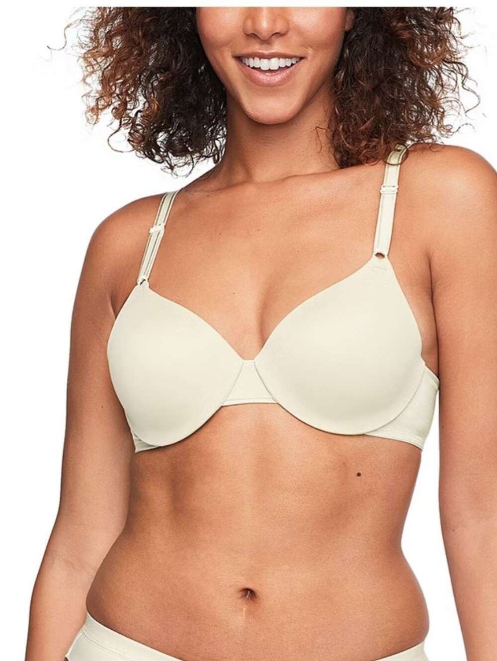 Warner's Cream Seamless Underwire T-Shirt Bra Full Coverage 36C